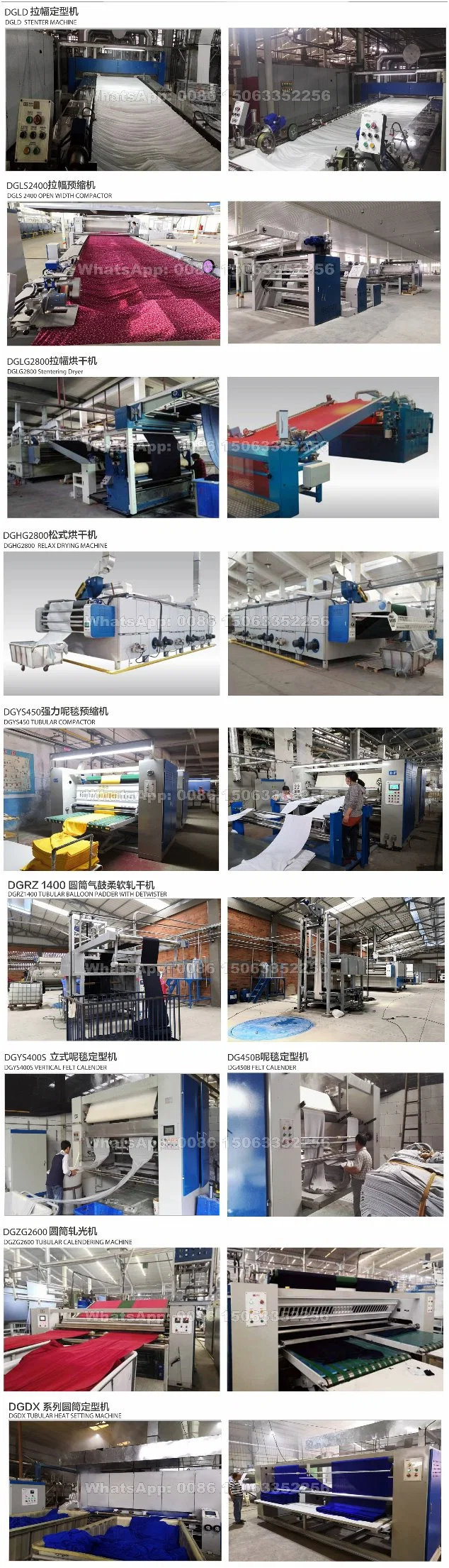 Knit Open Width Compactor Machine for Textile Finishing